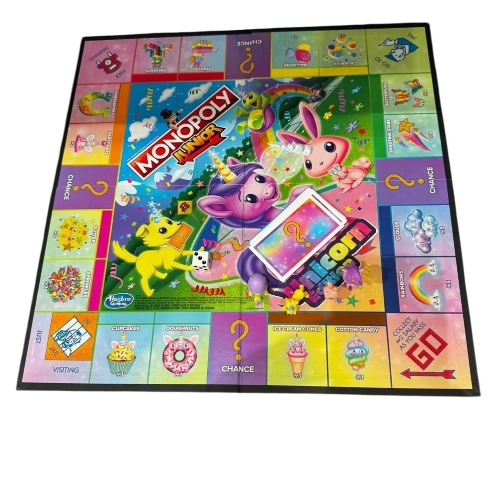 Monopoly Jr. Unicorn Academy Board Game: Complete!